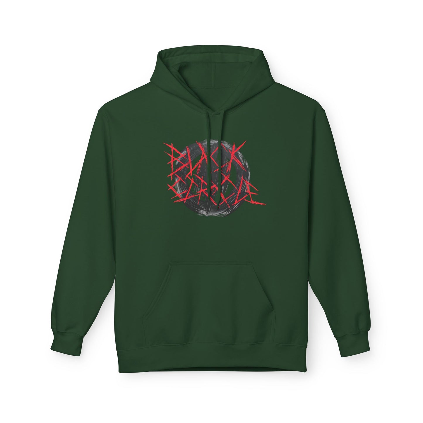 Circle Hoodie - Metal Core Style Black