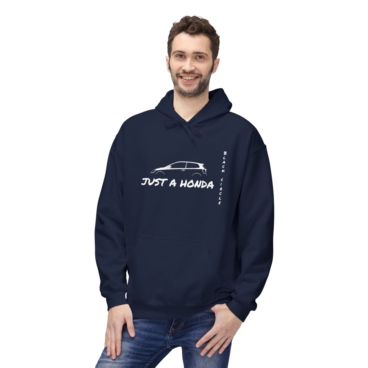 Just a Honda Unisex Fleece Hoodie - Perfect for Car Enthusiasts