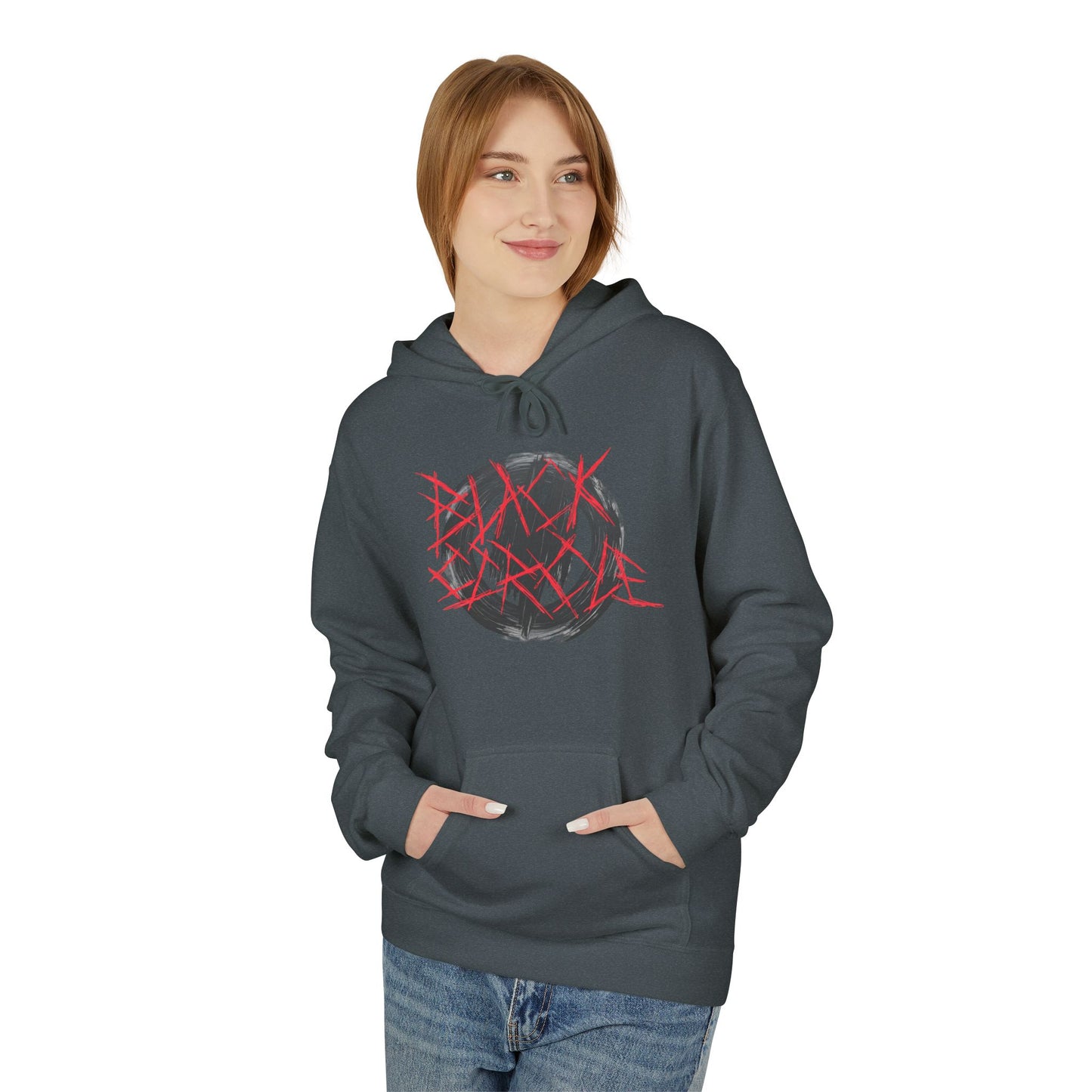 Circle Hoodie - Metal Core Style Black