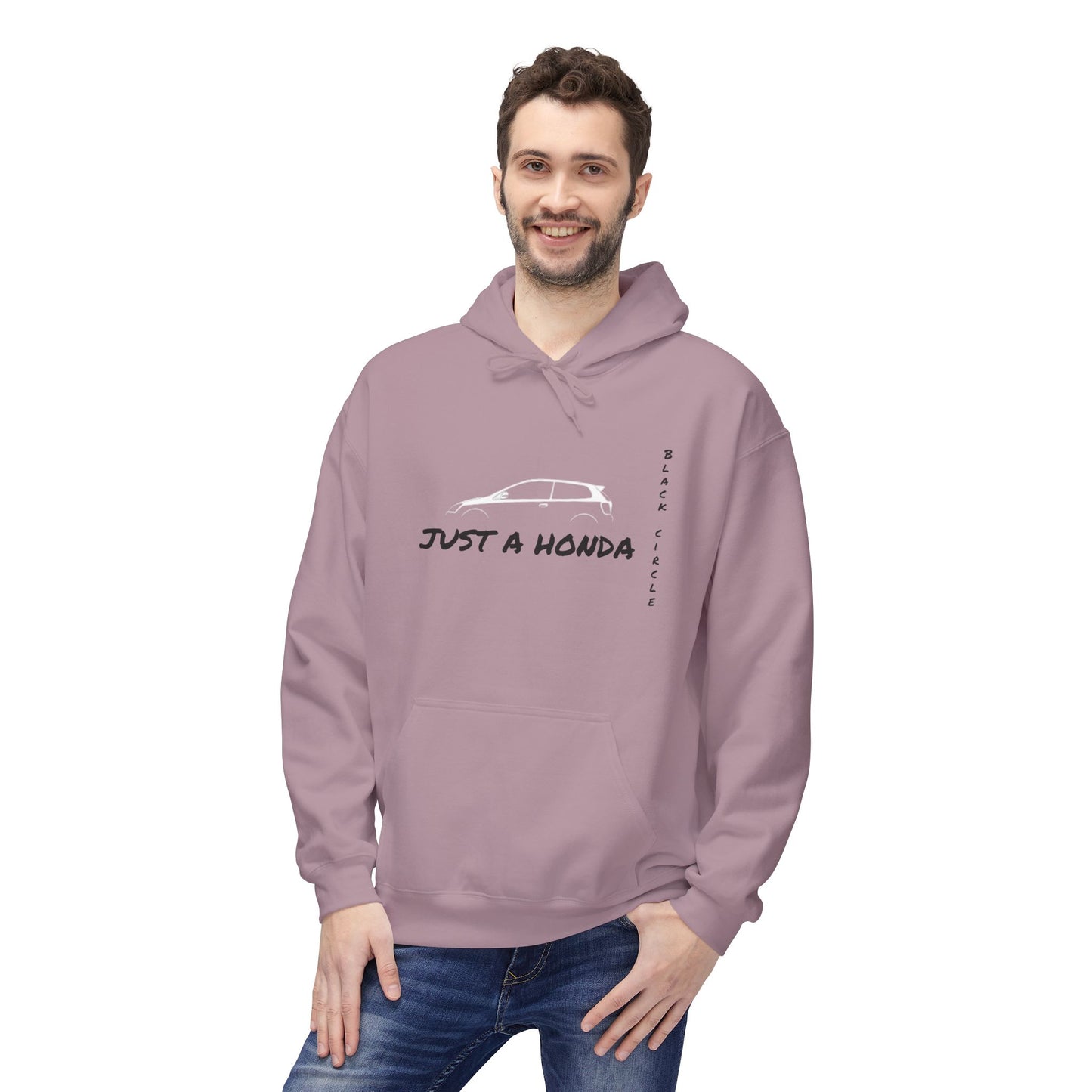 Just a Honda Unisex Fleece Hoodie - Perfect for Car Enthusiasts