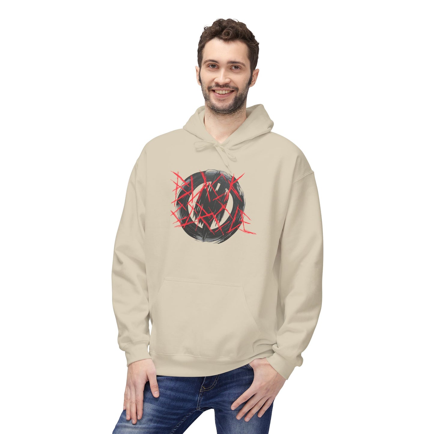 Circle Hoodie - Metal Core Style Black